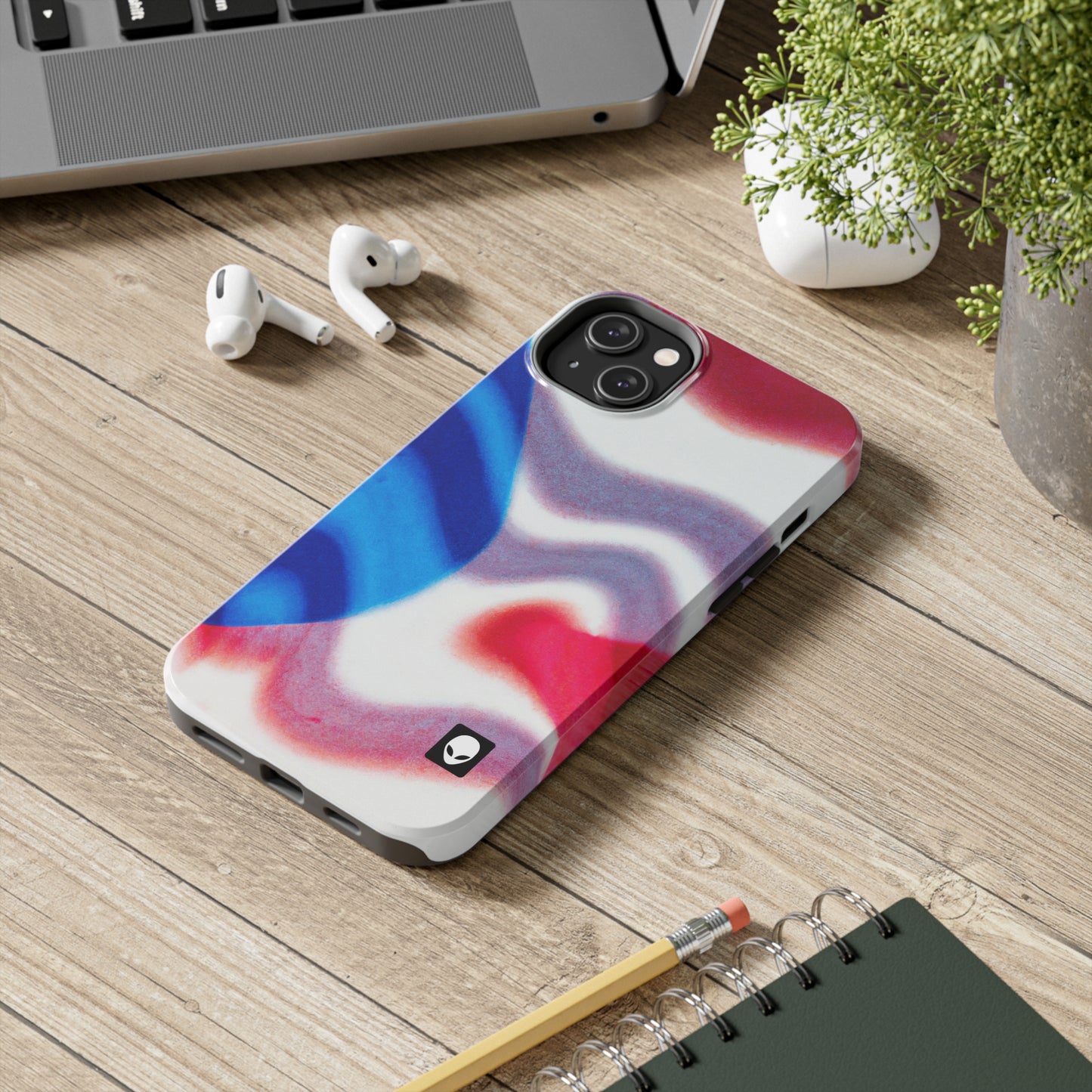 „Illuminated Reflection: Licht und Schatten durch Kunst erforschen“ – The Alien Tough Phone Cases