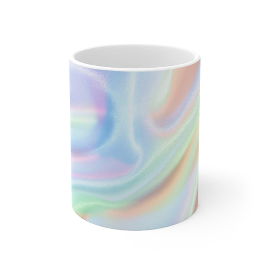 Mosaicos vibrantes - La taza de cerámica alienígena 11oz