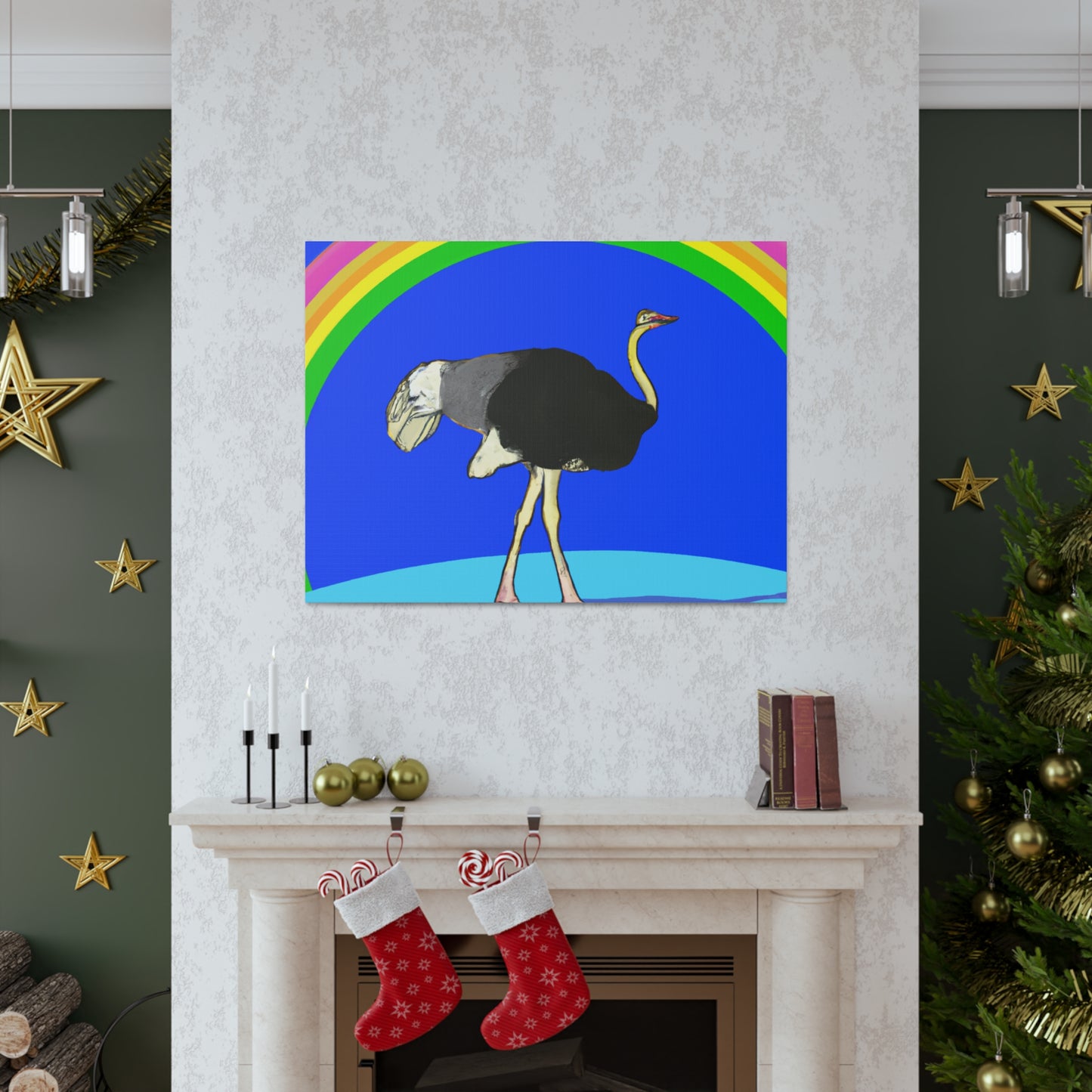 „Bridging the Divide: The Ostrich's Rainbow“ – The Alien Canva