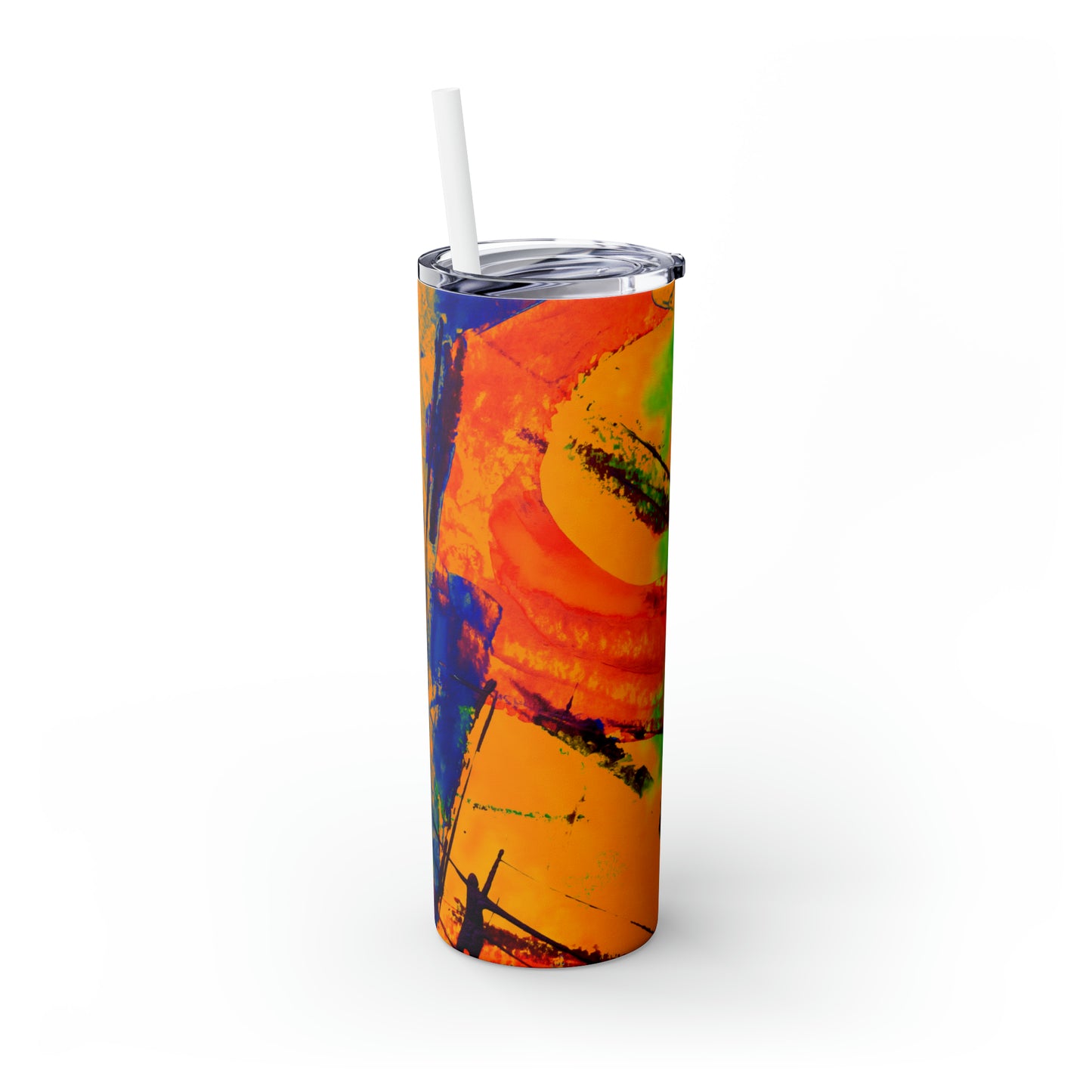 Mosaikmomente – The Alien Maars® Skinny Tumbler mit Strohhalm 20oz