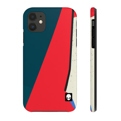 "Expresionismo abstracto: exploración de líneas y formas" - The Alien Tough Phone Cases