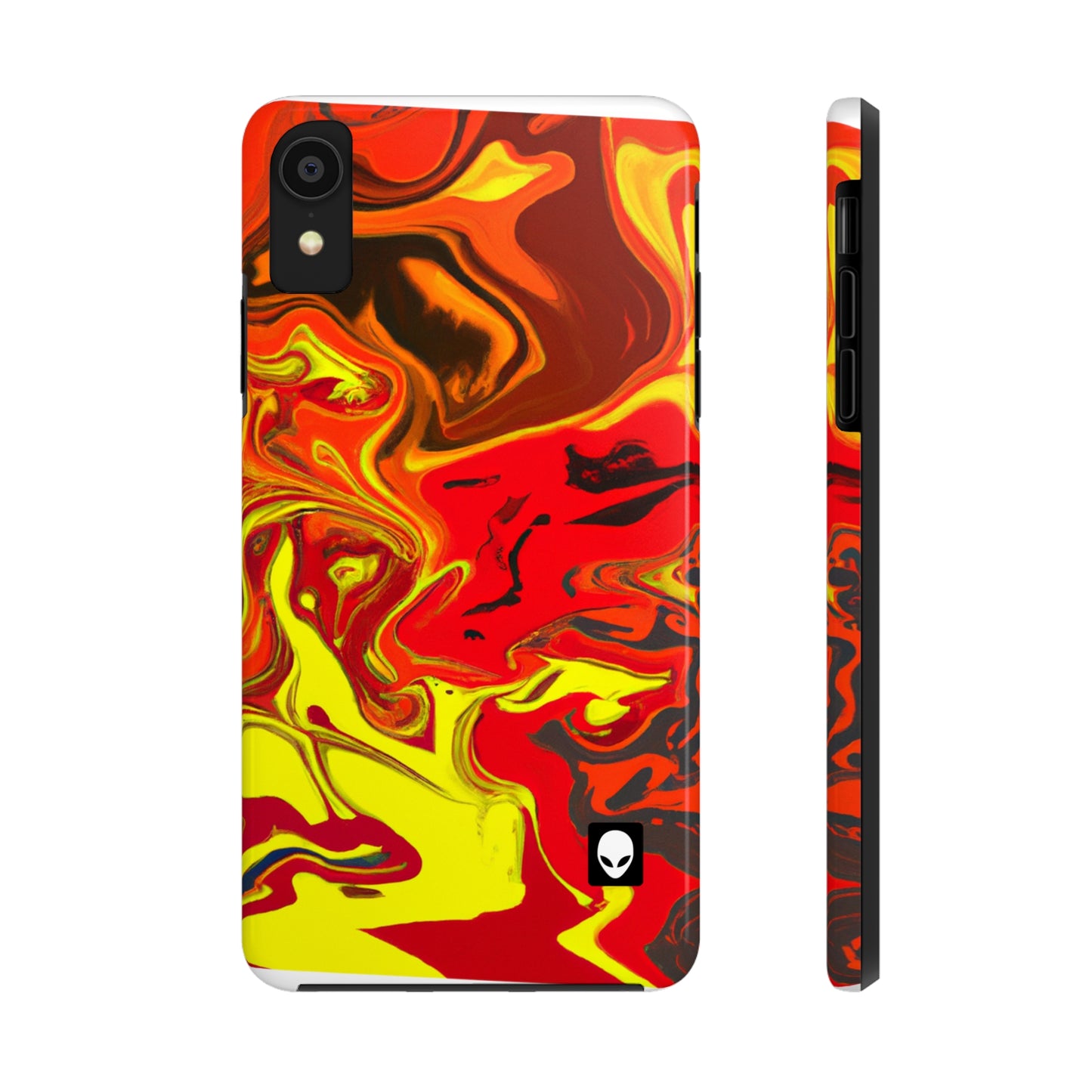 "Abstract Energy in Motion" - The Alien Tough Phone Cases