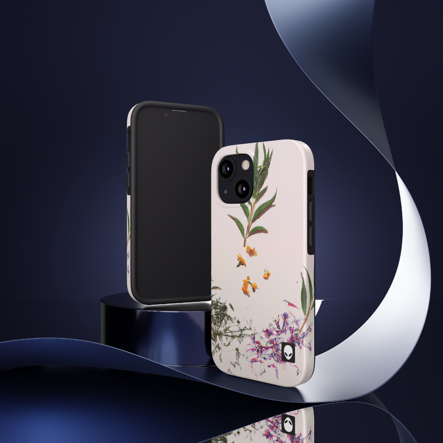 „Die Palette der Natur erkunden: Ein Experiment in der abstrakten Kunst“ – The Alien Tough Phone Cases