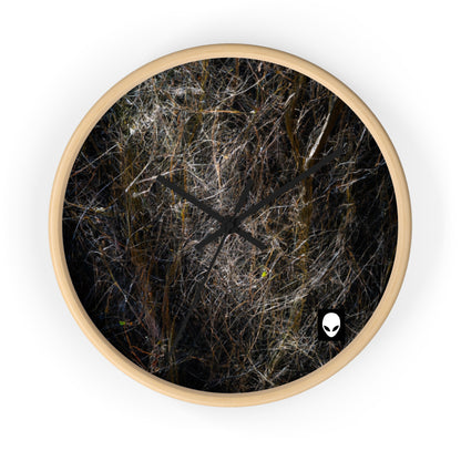 "A Glimpse of Nature's Glory" - The Alien Wall Clock