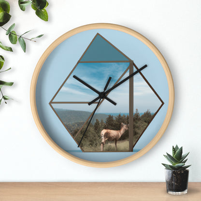 "Dreamscapes: An Everyday Art Collage" - The Alien Wall Clock