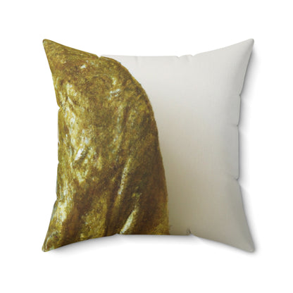 "Conquering the Inner Battle" - The Alien Square Pillow