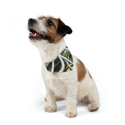 "Abstract Artistry: Constructing Emotion from Common Objects" - The Alien Pet Bandana Collar