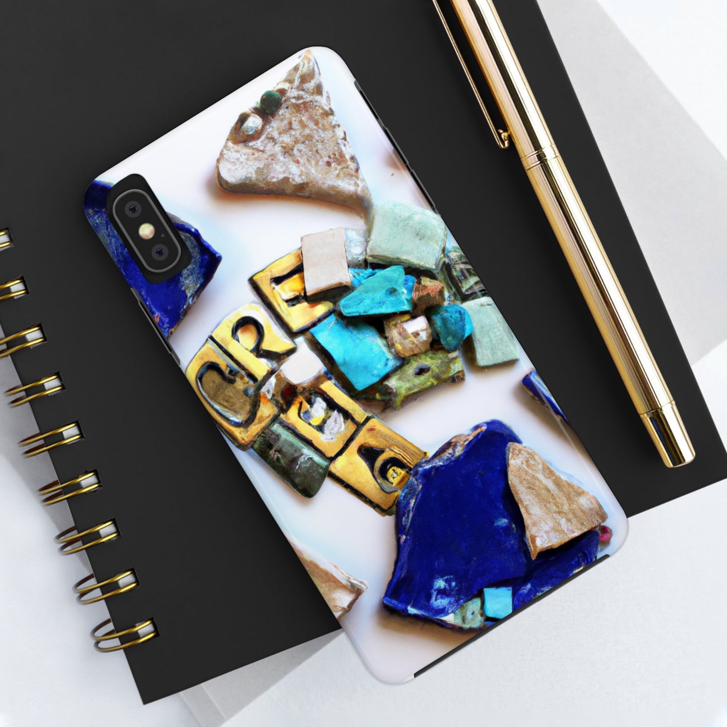 "Un mosaico de resiliencia: una exploración creativa de la fuerza y ​​la resistencia" - The Alien Tough Phone Cases