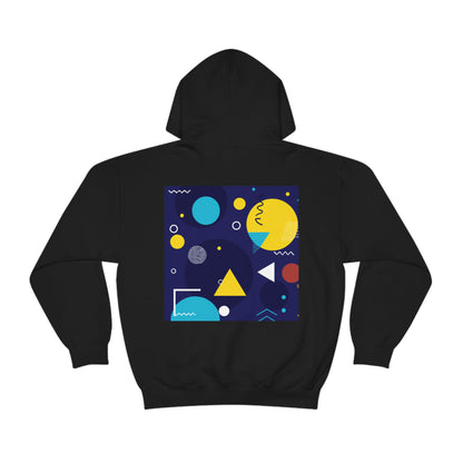 "Geometric Fusion: Bringing Your Vision to Colorful Life" - The Alien Unisex Hoodie