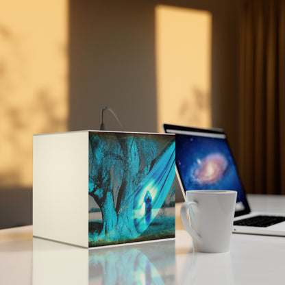 „Dreamscape: Exploring the Inner Realm“ – Die Alien Light Cube Lampe