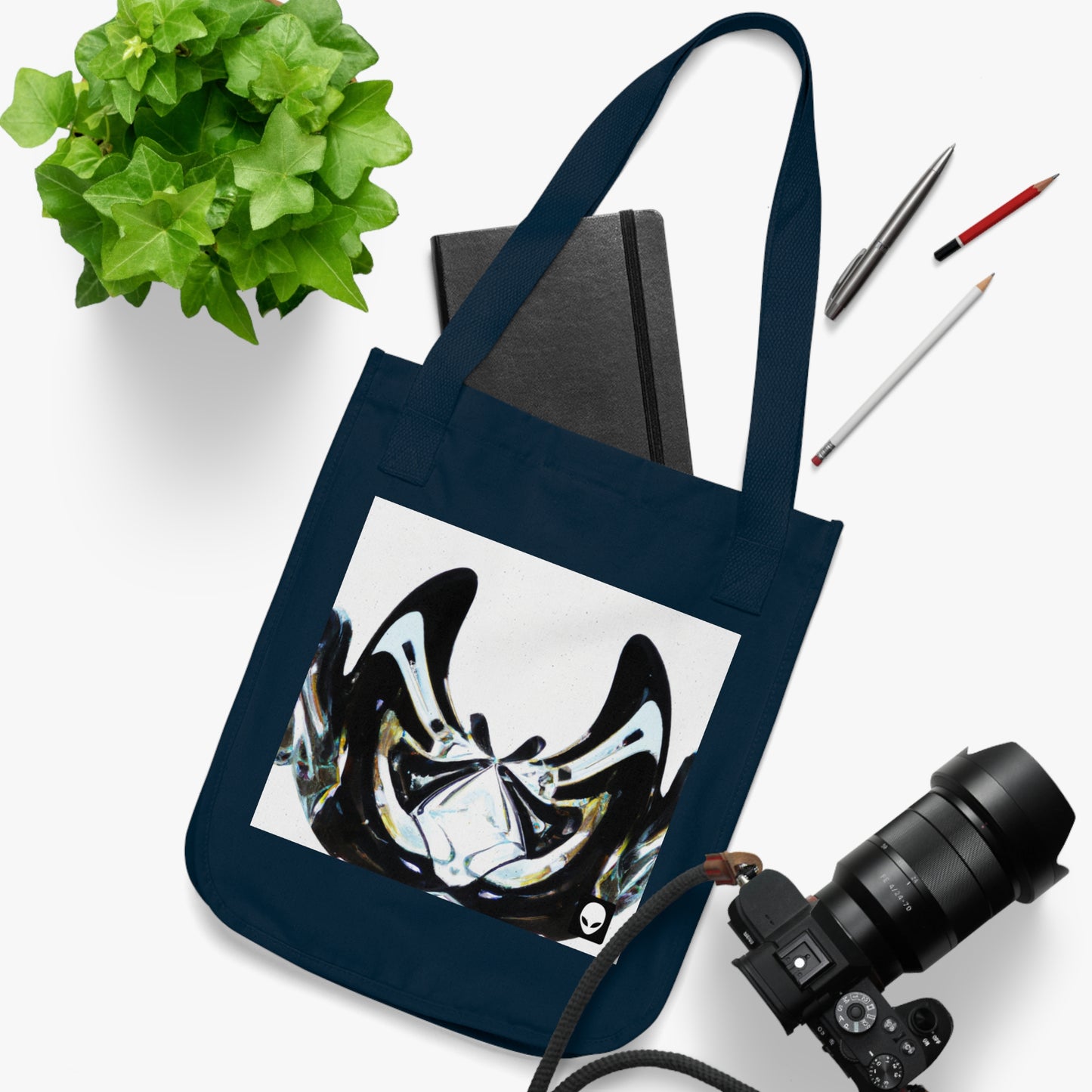 "Fusionar perspectivas: crear una representación visual dinámica" - The Alien Eco-friendly Tote Bag