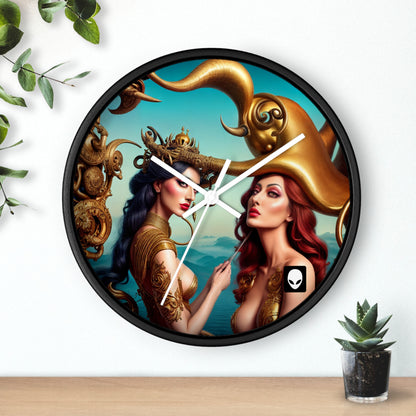 "Metaphorical Madness: An Exploration of Salvador Dali's Surreal Worlds" - The Alien Wall Clock