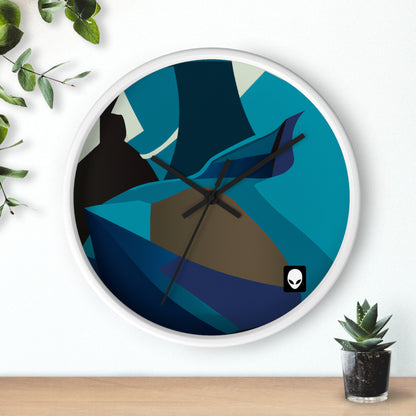 "Metamorphosis: The Art of Transformation" - The Alien Wall Clock