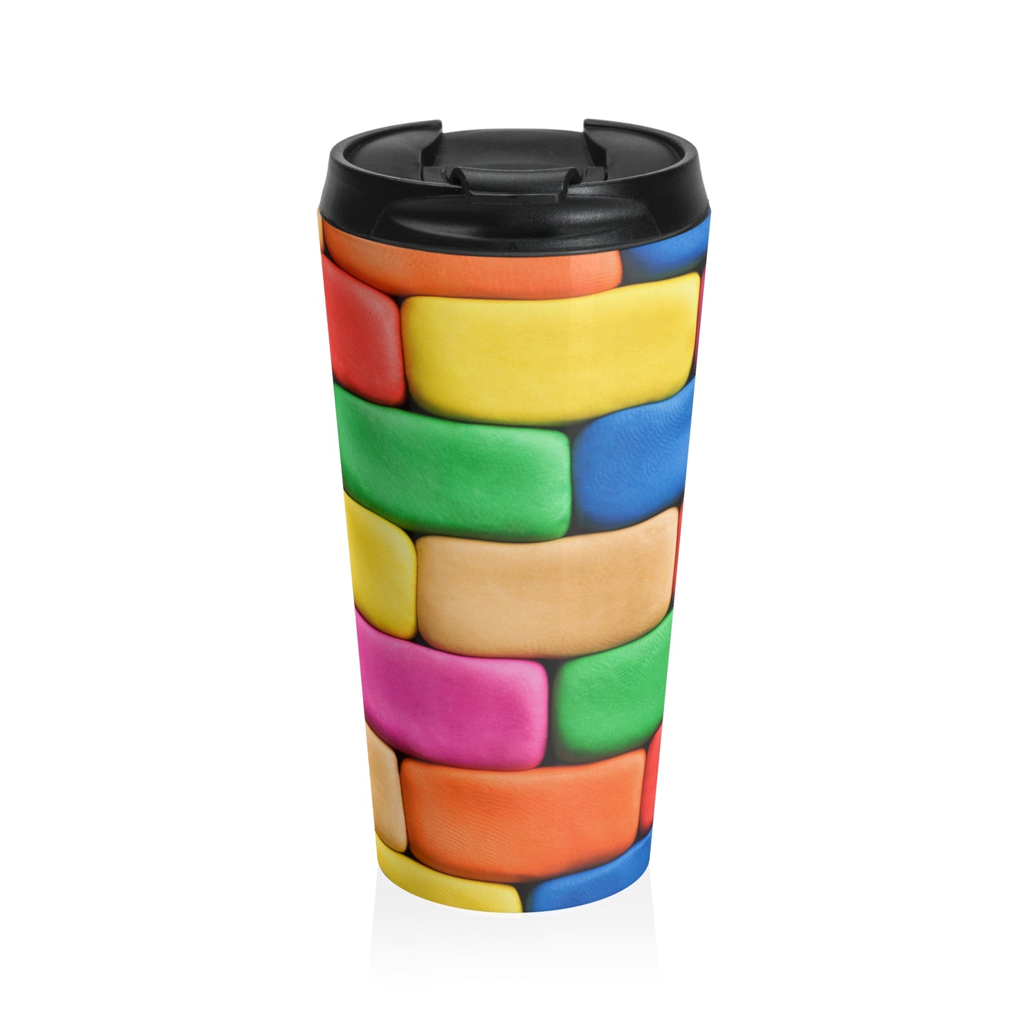 Polychrome Puzzles - The Alien Stainless Steel Travel Mug