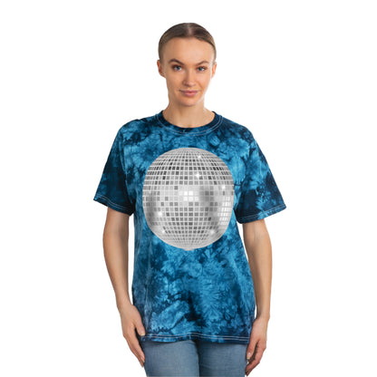 Shinny Disco Ball - Camiseta con efecto tie-dye alienígena, cristal