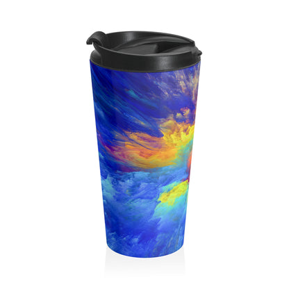 Vibrant Tangles - The Alien Stainless Steel Travel Mug