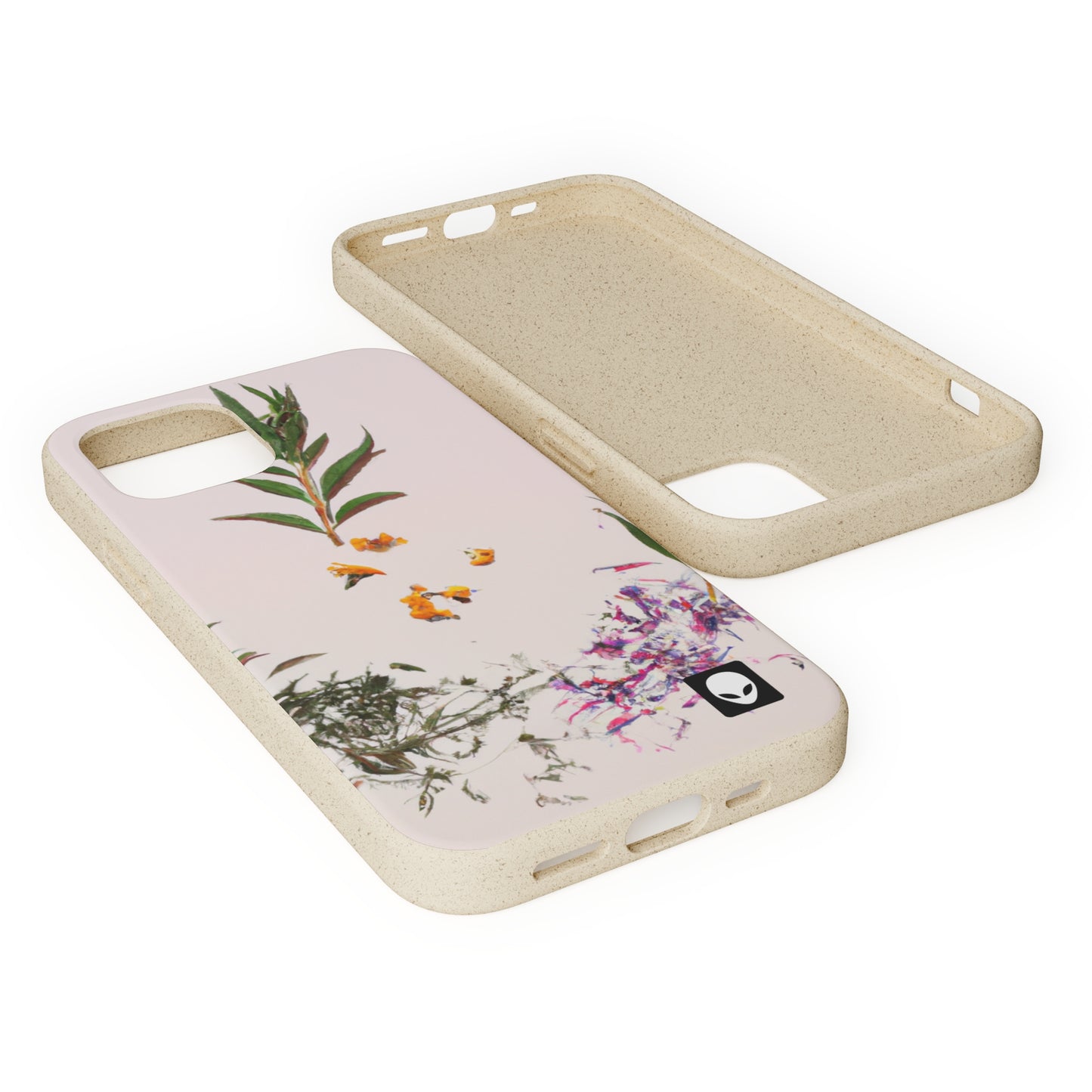 "Exploring Nature's Palette: An Experiment in Abstract Art" - The Alien Eco-friendly Cases