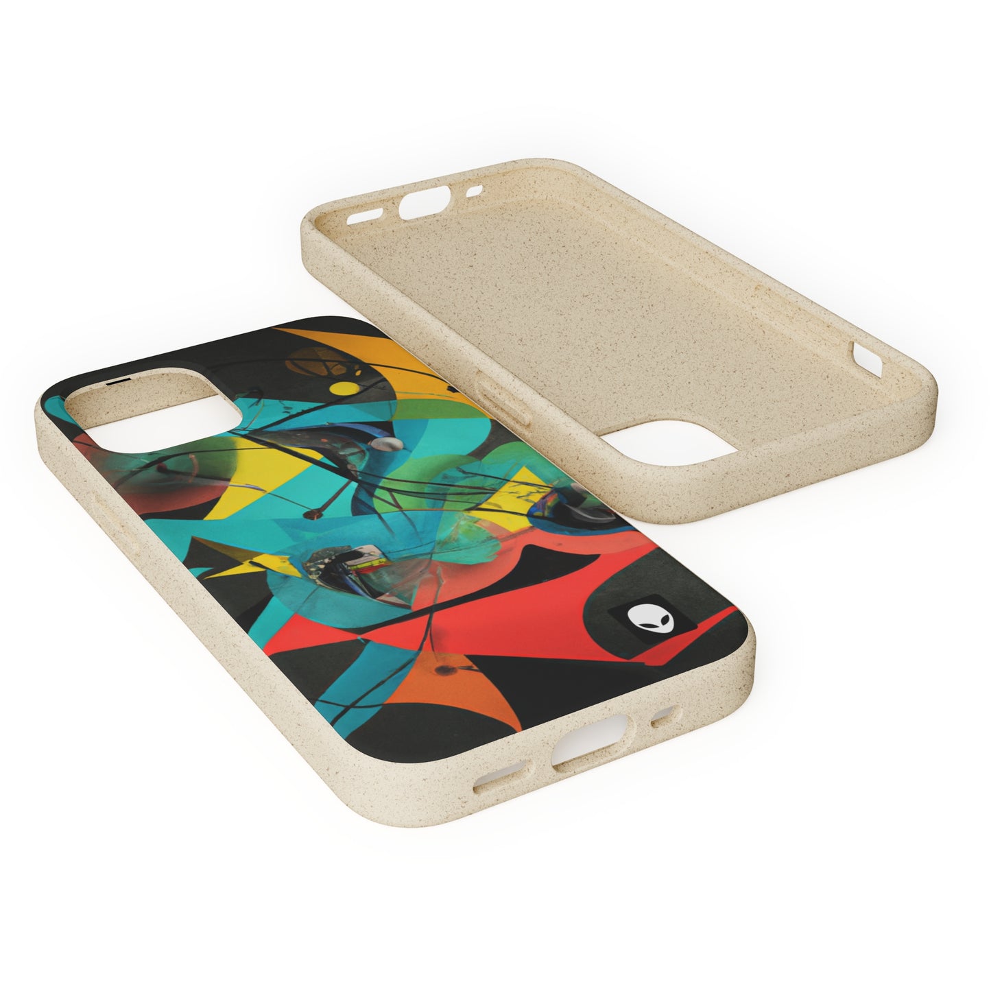 "Illusionary Perspective: A Colorful Dance of Light" - The Alien Eco-friendly Cases