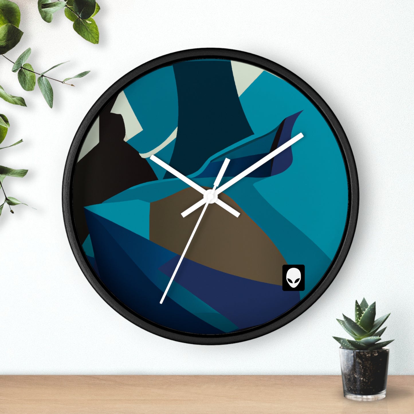 "Metamorphosis: The Art of Transformation" - The Alien Wall Clock