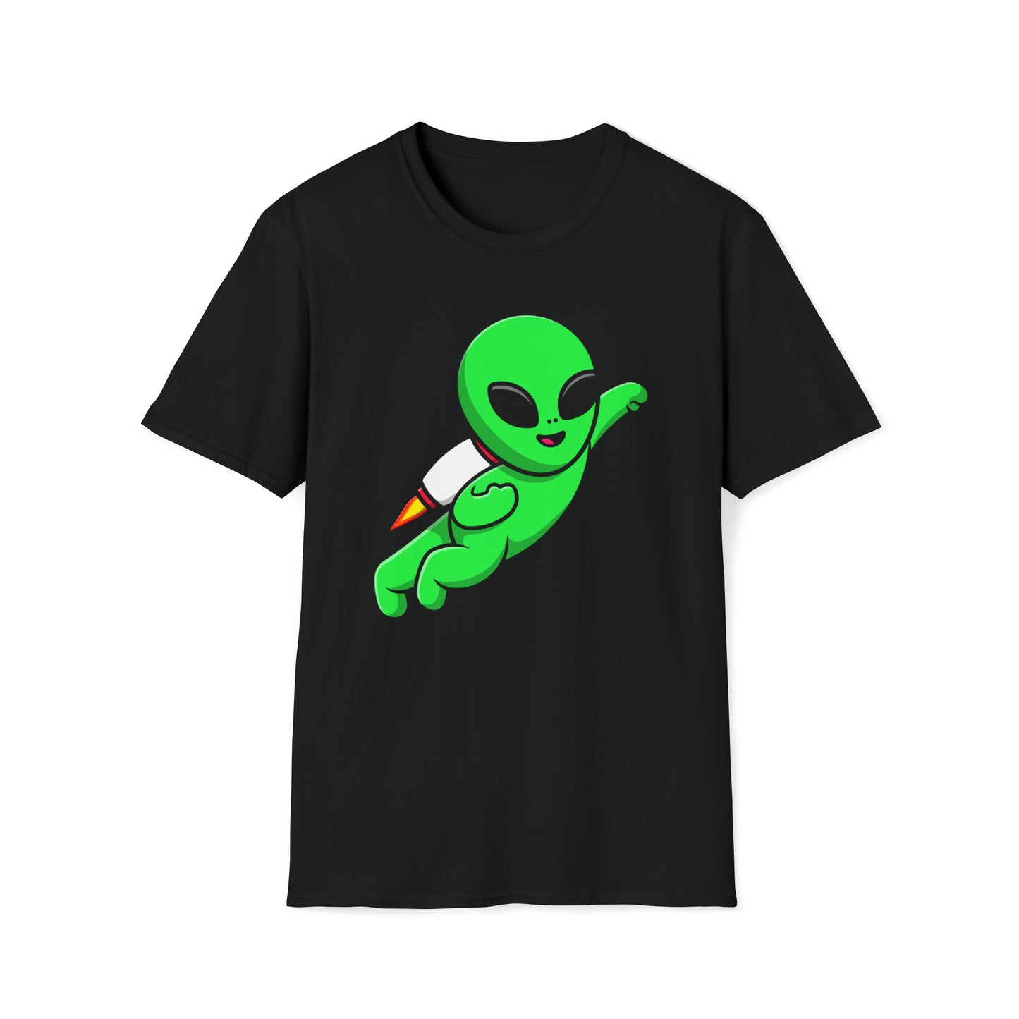 Interstellar Wanderer - The Alien Unisex Softstyle T-Shirt