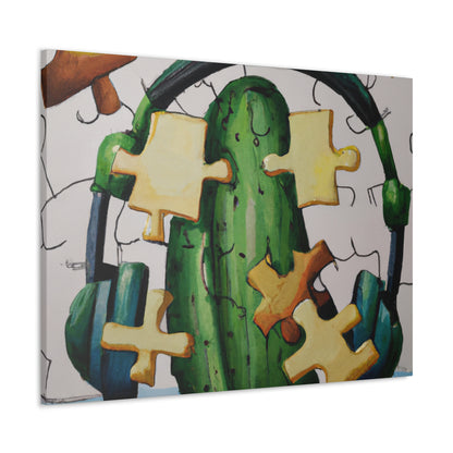 "Cactified Puzzle Time" - The Alien Canva