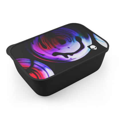 "Exploring Contrasts: A Colorful Dance of Luminance and Chromatic Aberration" - The Alien Eco-friendly PLA Bento Box with Band and Utensils