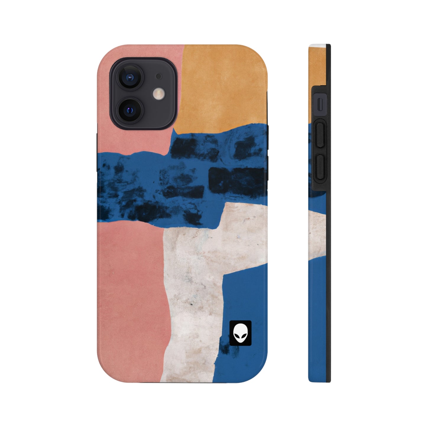 "Interacción de luces y sombras: un collage abstracto" - The Alien Tough Phone Cases