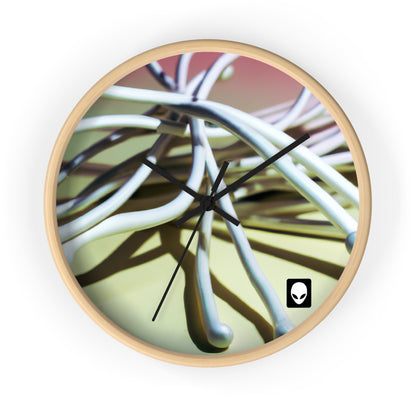 "Abstract Artistry: Constructing Emotion from Common Objects" - The Alien Wall Clock