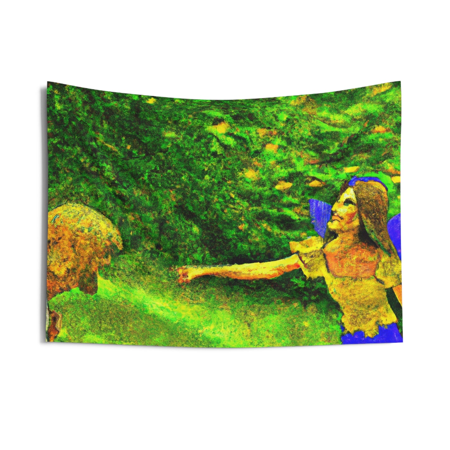 The Fairy and the Brave Adventurer - The Alien Wall Tapestries