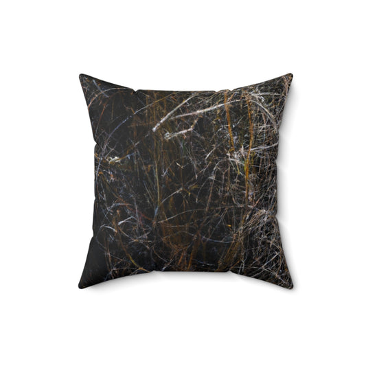 "Un vistazo a la gloria de la naturaleza" - The Alien Square Pillow