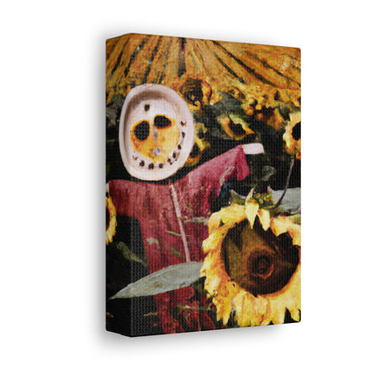 "Lone Sentry of the Sunflower Field" - The Alien Canva