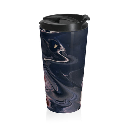 Masterpiece Musings - Taza de viaje de acero inoxidable The Alien