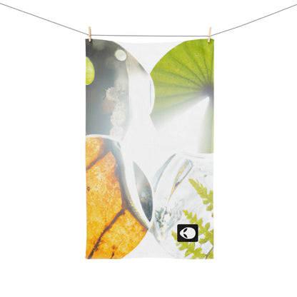 "Earth's Splendor: A Colorful Collage of Natural Wonders" - The Alien Hand towel