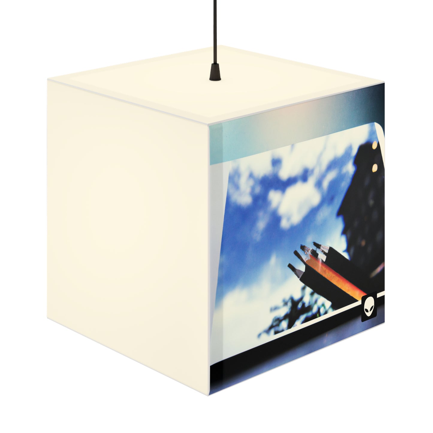 „Colors of Home: Orte durch Kunst erkunden“ – Die Alien Light Cube Lampe