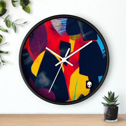 "Un mosaico de emociones" - El reloj de pared alienígena