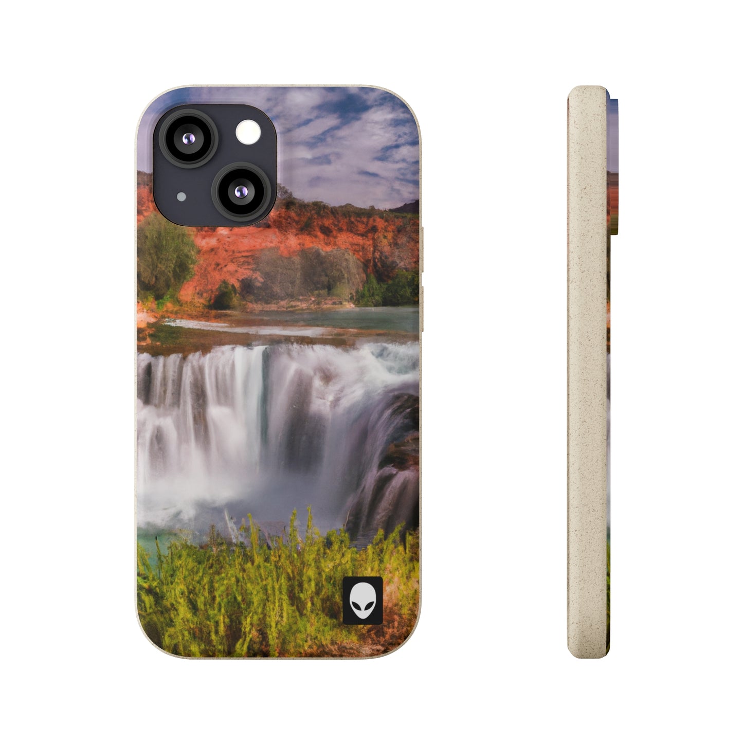 "Capturing Nature's Beauty: Crafting an Iconic Landscape in Vibrant Art" - The Alien Eco-friendly Cases