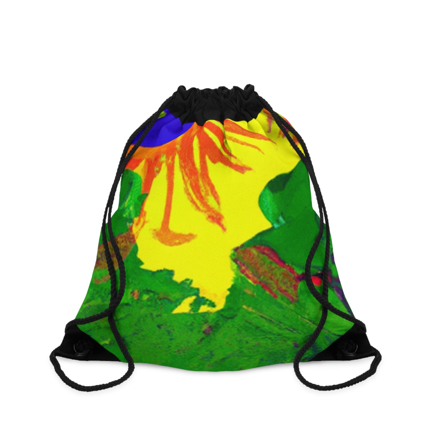 "Collision of Nature's Beauty"- The Alien Drawstring Bag