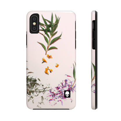 „Die Palette der Natur erkunden: Ein Experiment in der abstrakten Kunst“ – The Alien Tough Phone Cases