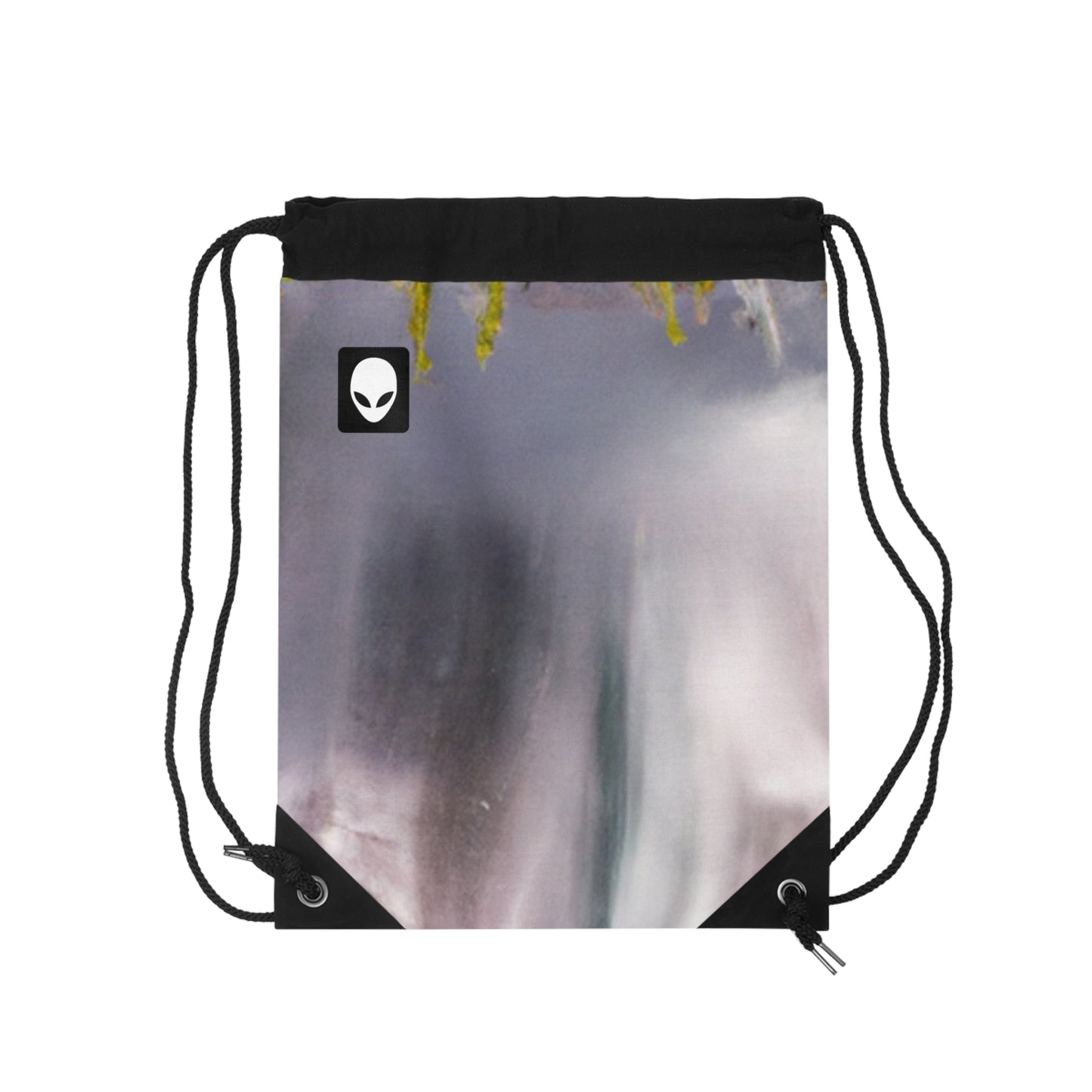 "Capturing Nature's Beauty: Crafting an Iconic Landscape in Vibrant Art"- The Alien Drawstring Bag