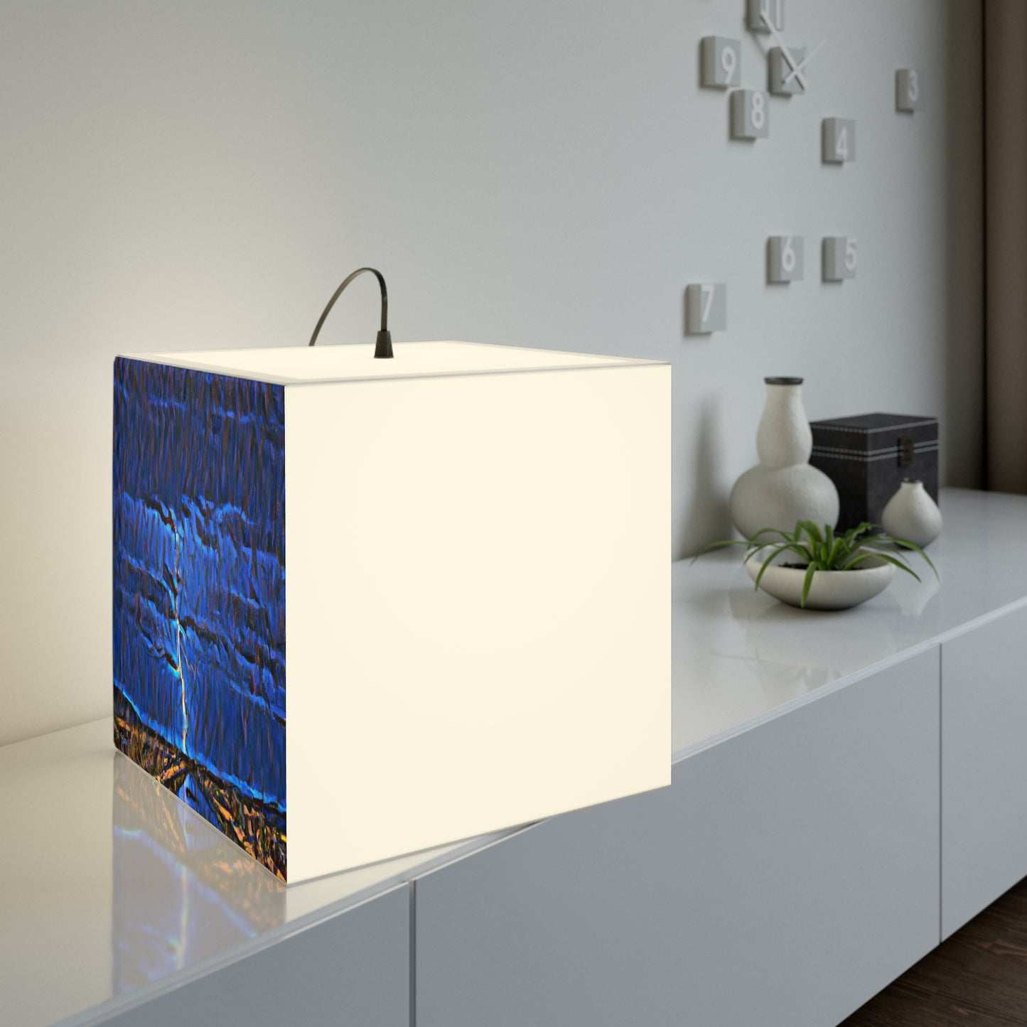 "Electric Splits in the Heavens" - The Alien Light Cube Lamp