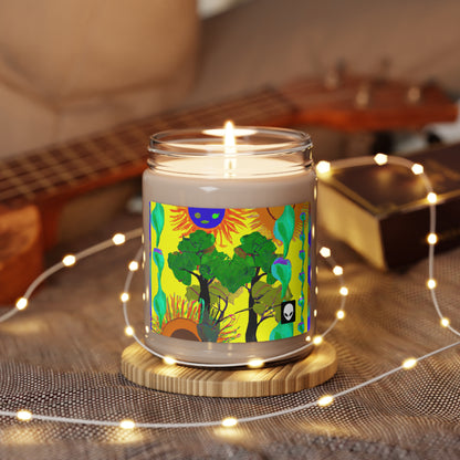 "Collision of Nature's Beauty" - The Alien Eco-friendly Soy Candle