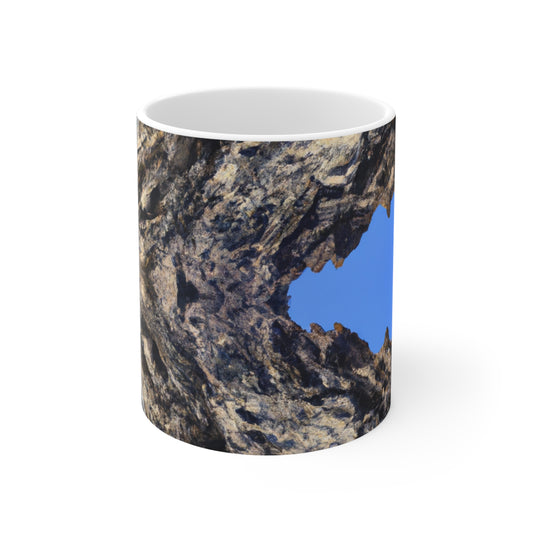 Nature in Splendor: Combining Photography with Digital Artistry - The Alien Ceramic Mug 11 oz