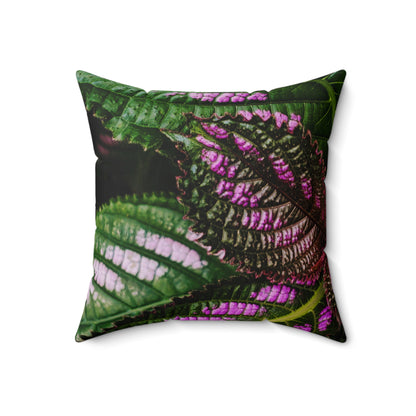 Palette of Wonders - The Alien Spun Polyester Square Pillow