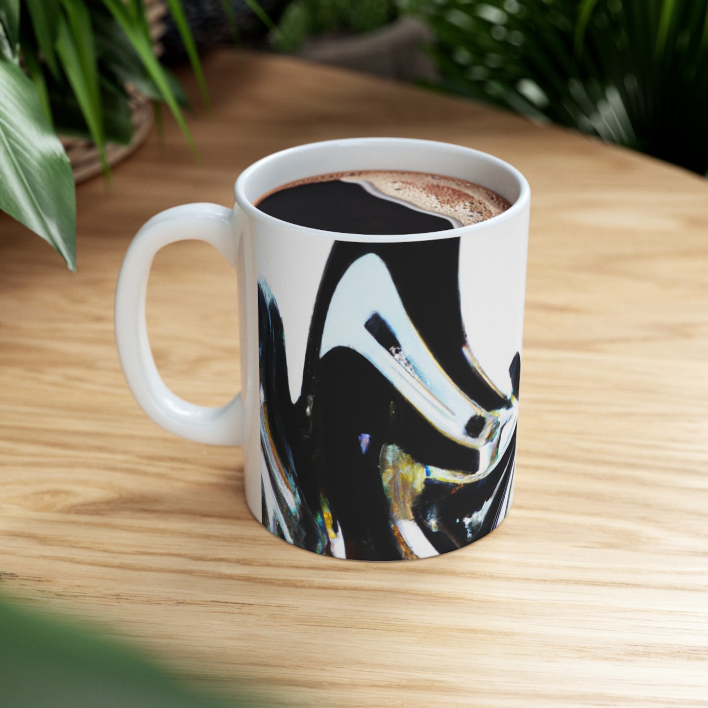 "Merging Perspectives: Crafting a Dynamic Visual Representation" - The Alien Ceramic Mug 11 oz