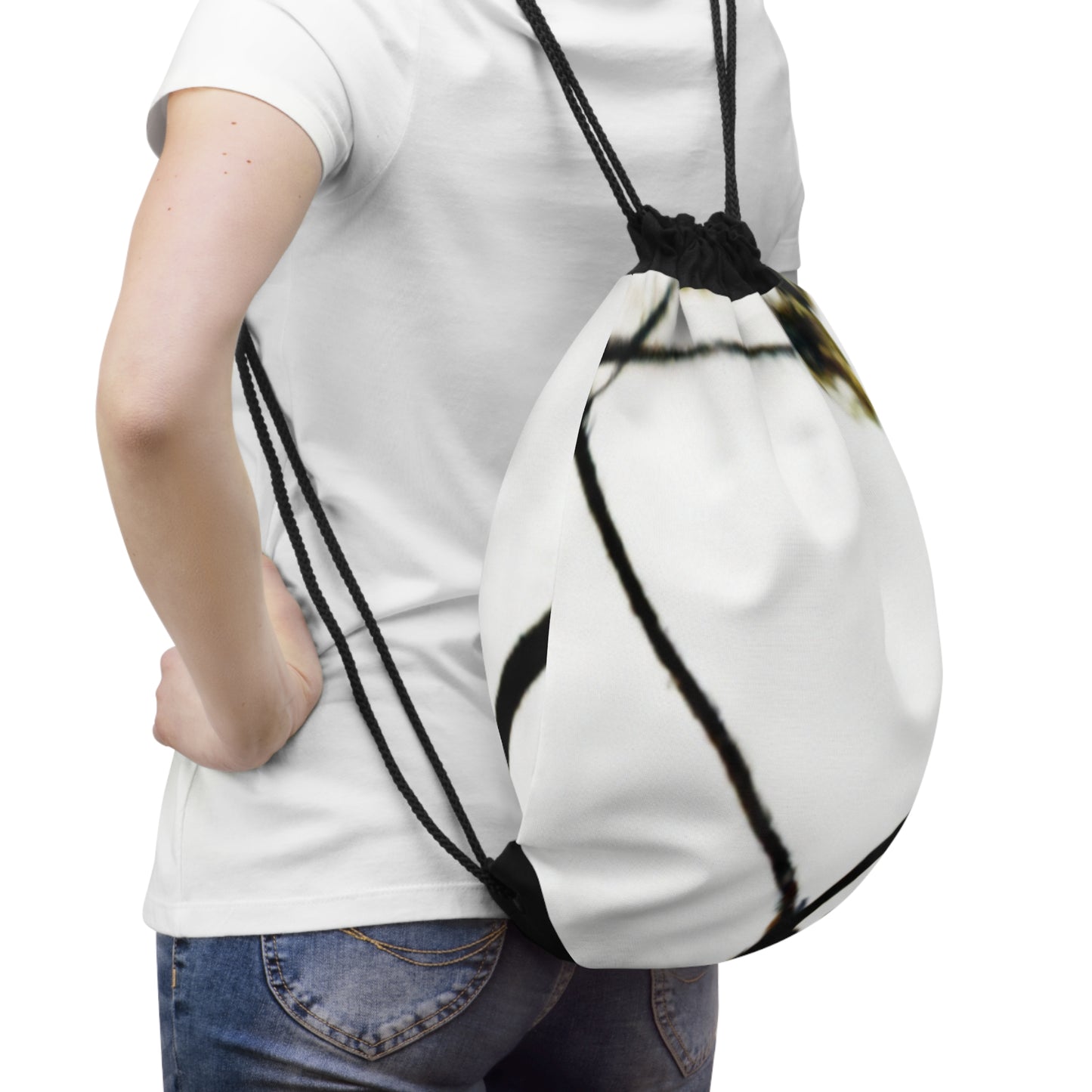 "A Light and Shadow Illumination"- The Alien Drawstring Bag