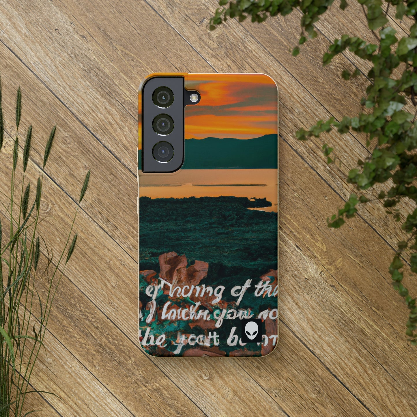 „Inspirierende Visionen: Eine visuelle Erkundung motivierender Ideen“ – The Alien Eco-Friendly Cases