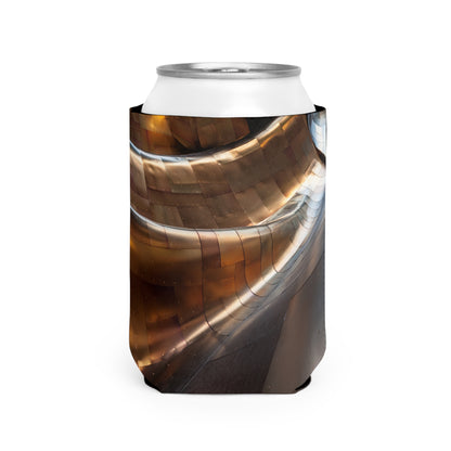 Metallic Whirlwind - The Alien Can Cooler Sleeve