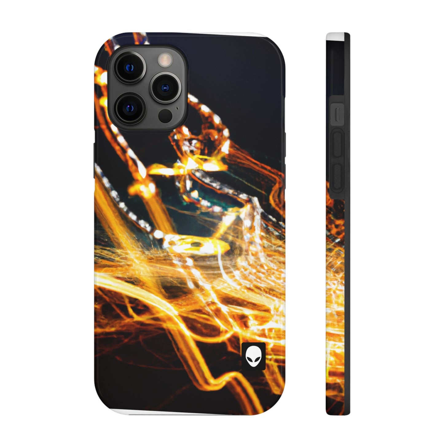 "Chaotic Disruption: An Abstract Exploration" - The Alien Tough Phone Cases