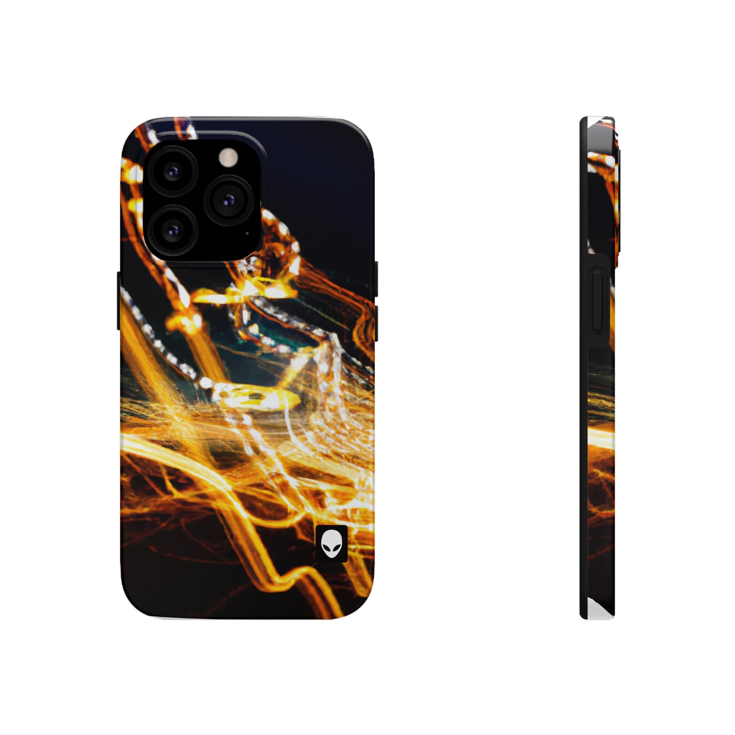 "Chaotic Disruption: An Abstract Exploration" - The Alien Tough Phone Cases