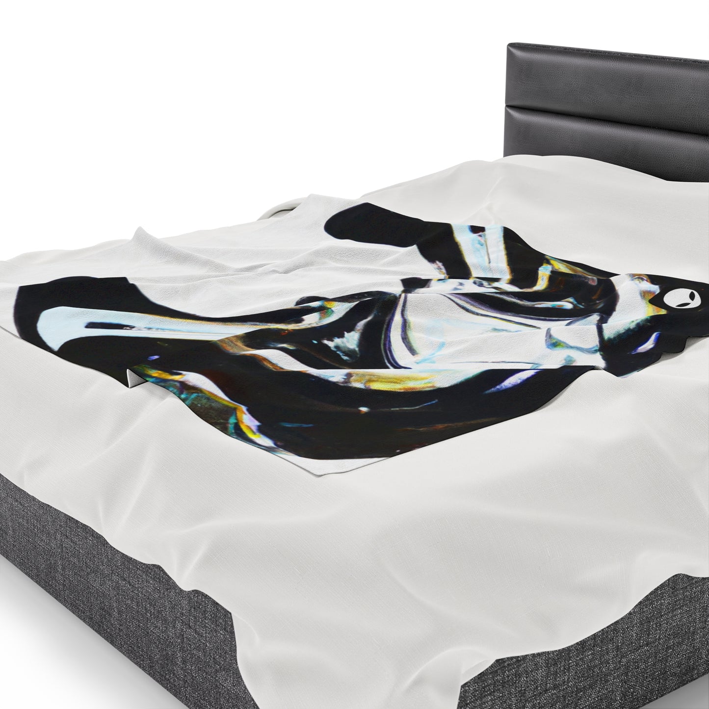 "Fusionar perspectivas: crear una representación visual dinámica" - The Alien Velveteen Plush Blanket